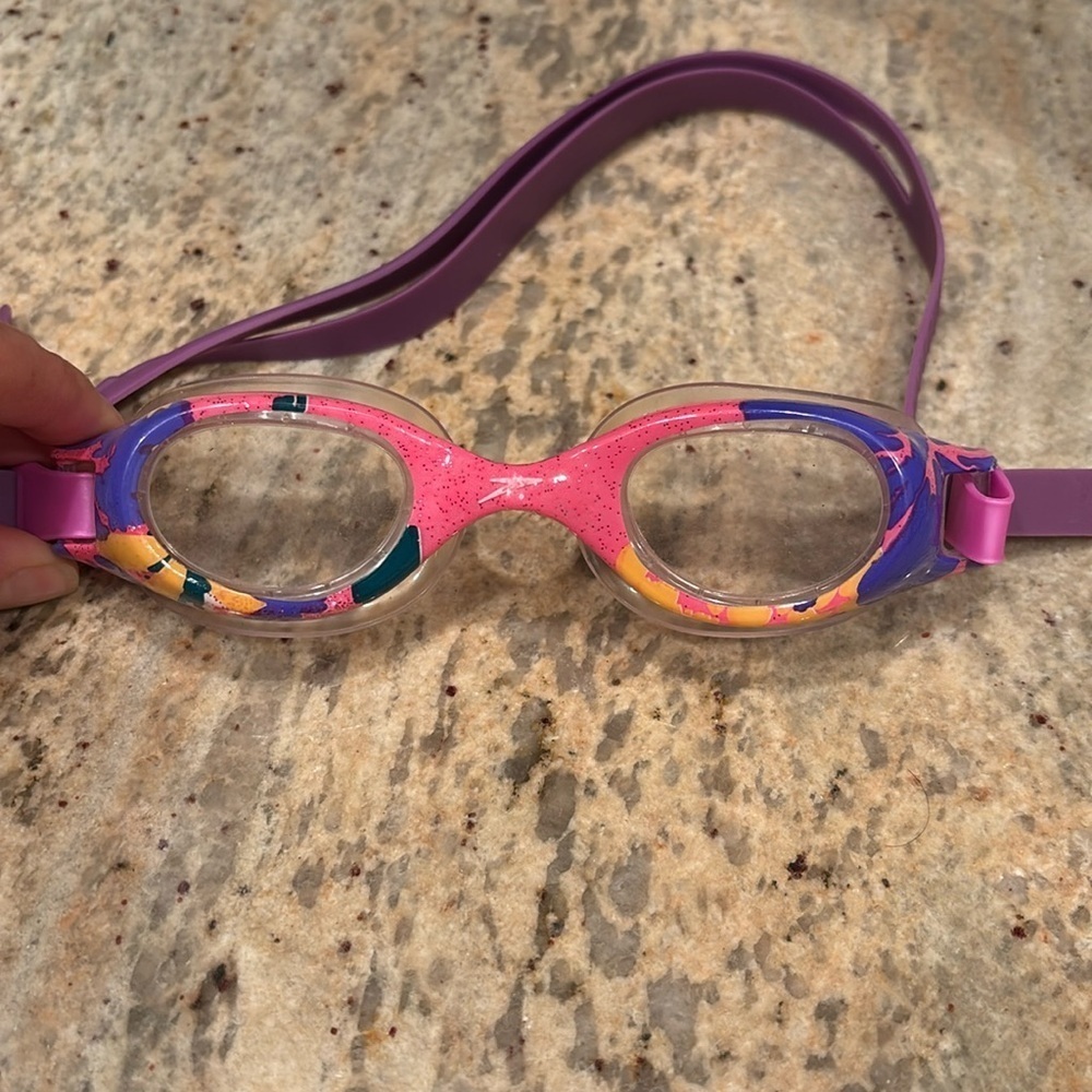 Speedo junior glide print googles